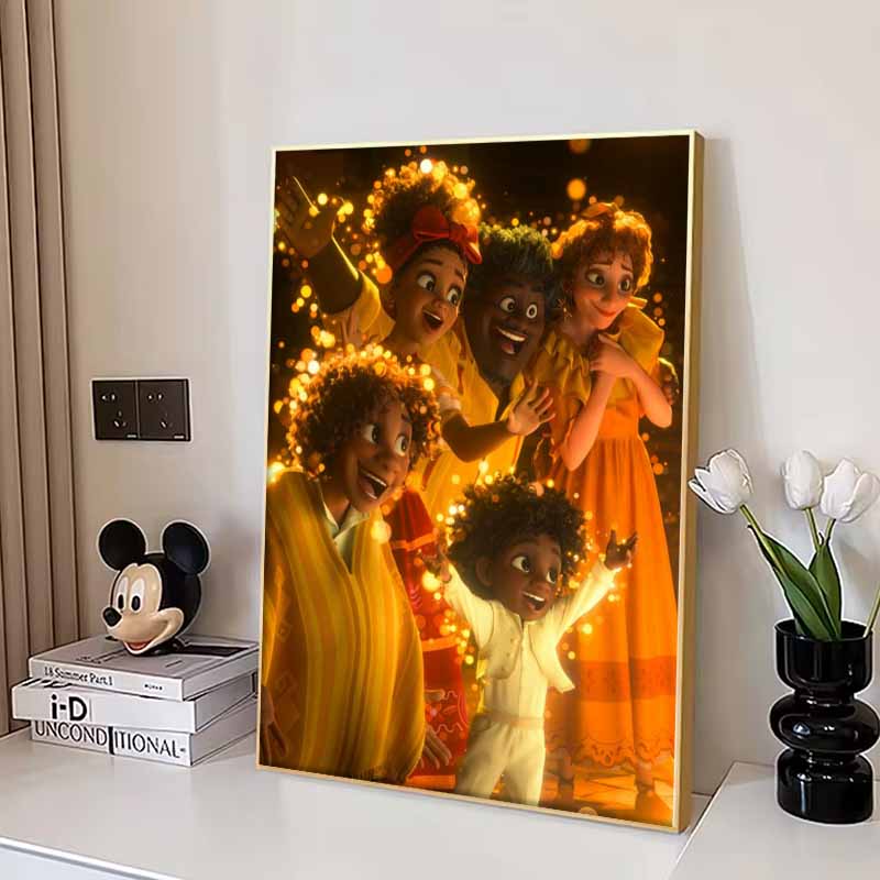 Disney Diamond Painting 5D Full House Family Portrait Cartoon Movie Cross Stitch Embroidery Handmade Gift Home Decoration