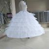 Super Puffy Bridal Evening Gown Petticoat with Adjustable Six-Bone Crinoline and 6 Mesh Hoop Skirt