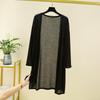 Spring Summer Thin Cardigan for Women Long Sleeves Shirt Sun Protection Clothing Plus Size Loose Air-conditioned Cover Up
