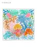 Fresh colorful tropical forest printed natural silk twill women scarf real silk scarves ladies spring autumn shawl luxury gifts