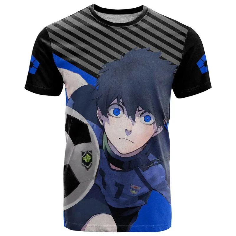 Anime Blue Lock 3D Printed Men/Women Children T Shirt Fashion Harajuku Style Football T-shirt  Short Sleeve Tops