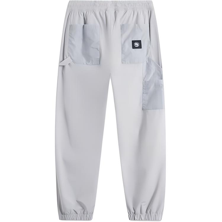 Li Ning Anti-Five Series Comfortable Breathable Versatile Casual Pants Unisex Pants Mist-Gray AYKU567-1