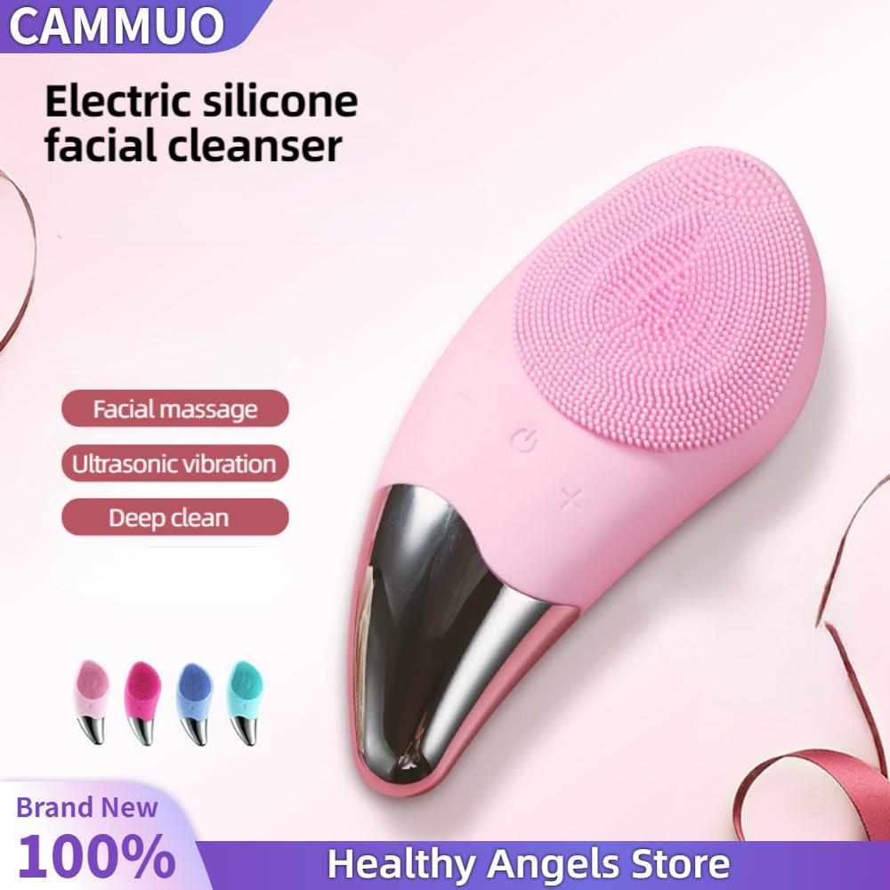 Waterproof Facial Cleansing Brush for Men & Women Rechargeable Exfoliating Electric Face Scrubber Cleanser Brush