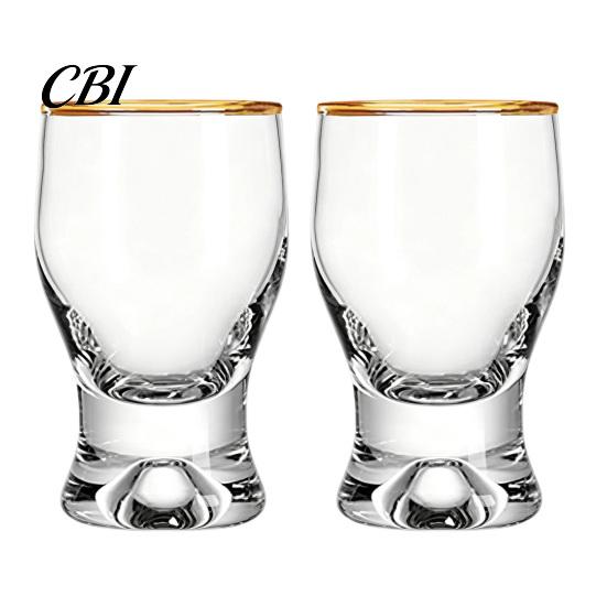 Elegant Party Glassware Mini Snifter Glass with Ergonomic Weighted Base, Crystal Clear Tasting Whiskey Tumbler Glasses Glasses, Comfortable