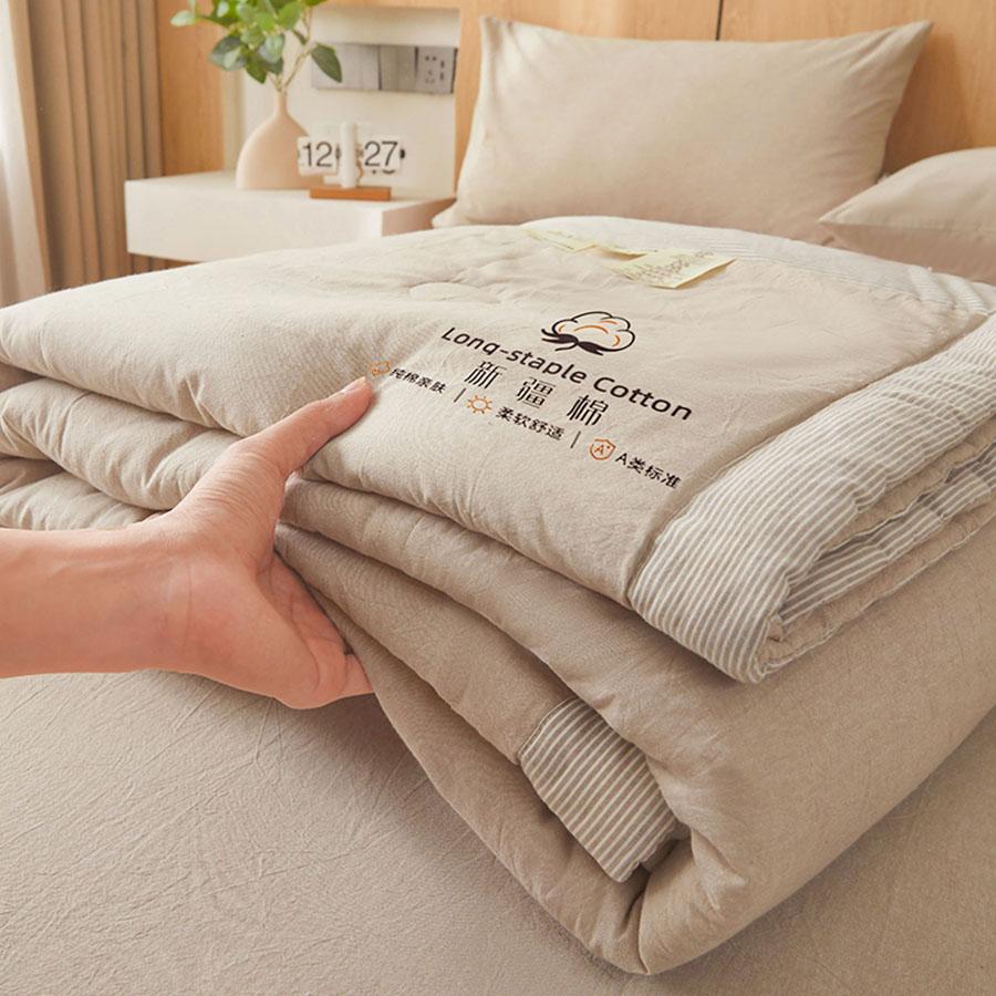 

Microfiber summer quilted quilt, solid-color lightweight air conditioning quilt, machine-washable bedding, cooling blanket 110x150cm 1 quilt