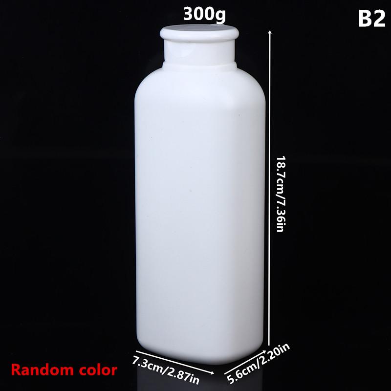 1 pièce 30/50/100/150/200/250/300g Flacon Rechargeable pour Poudre de Talc – Contenant en Plastique pour Poudre Cosmétique