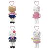 Sanrio Long-Legged Angel JK Uniform Plush Keychain and Heart Handbag Pendant