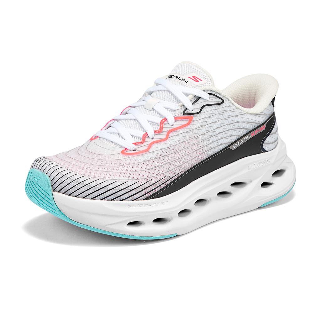 Skechers Serie Go Comode Versatili Traspiranti Supportive Basse Casual Scarpe da Corsa Donna Sneaker Bianca 129404-WMLT