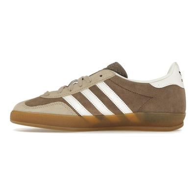 Baskets Unisexe Gazelle Indoor Earth Strata Marron Blanc Nuage Beige Magique IF9646