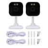 2PCS 2K HD Home Security Camera 3MP Indoor Camera with Dual Band WiFi 2.4G 5G Two Way Audio PIR Motion Detection
