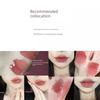 [Mirror + Matte] Double-Headed Lip Lacquer Transparent Water and Light Sense Low Saturation Lip Mud Pseudo Plain Lipstick White Student