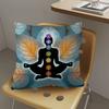 Meditation Seven Chakra Pillow Gift Home Office Decoration Bedroom Sofa Car Cushion Cover Case 45X45