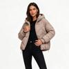 European and American Winter Large-size Cotton Clothes, Thickened and Warm, Small Hooded Loose and Versatile Bread Clothes Jacket