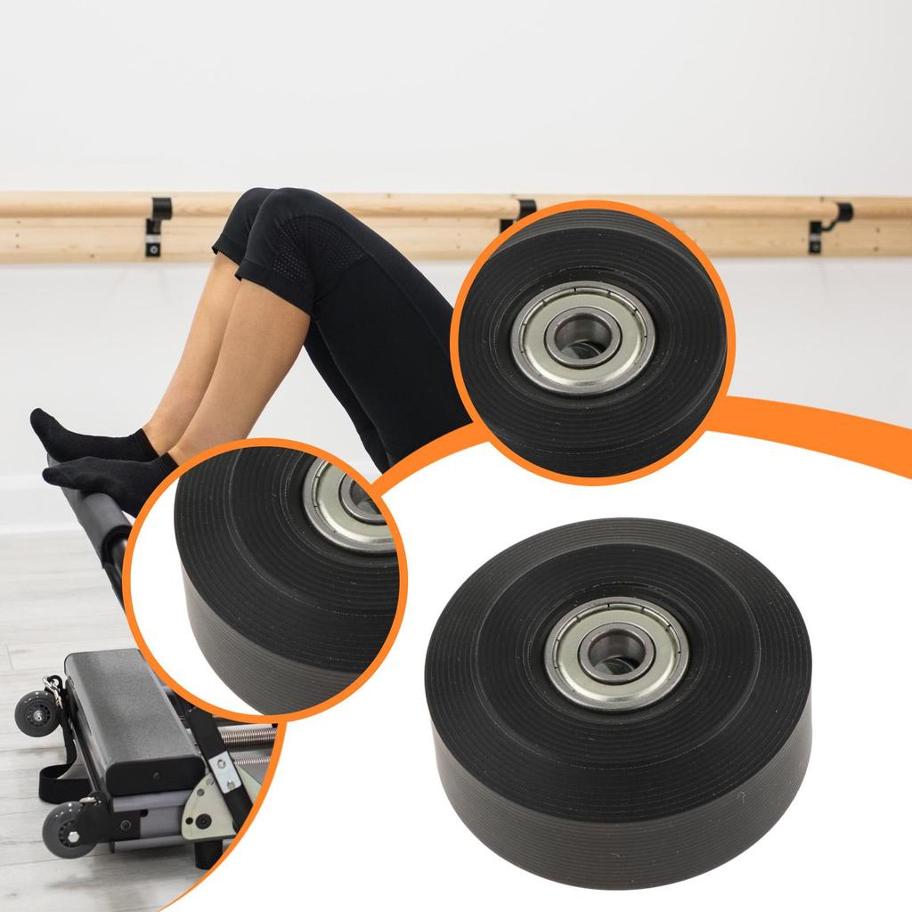 Pilates Reformer Wheel Replacement Roller Fitness Equipment Accessories Smooth Bearing Spare