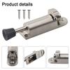 Zinc Alloy Door Stopper Buffer Gate Stay Catch Foot Suction Holder Invisible Wall Protection Black/Silver/Red Bronze Colors