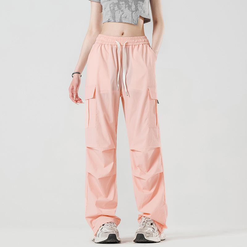 Hip Hop Street Overalls Mens Multi Pocket Loose Straight Leg American Cargo Pants Retro Fashion Streetwear Harajuku Couple Trousers