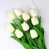 1PC 34cm PU Tulip Real Touch Artificial Flowers Tulip Bouquet for Christmas Halloween Wedding Home Party Decoration Fake Flowers