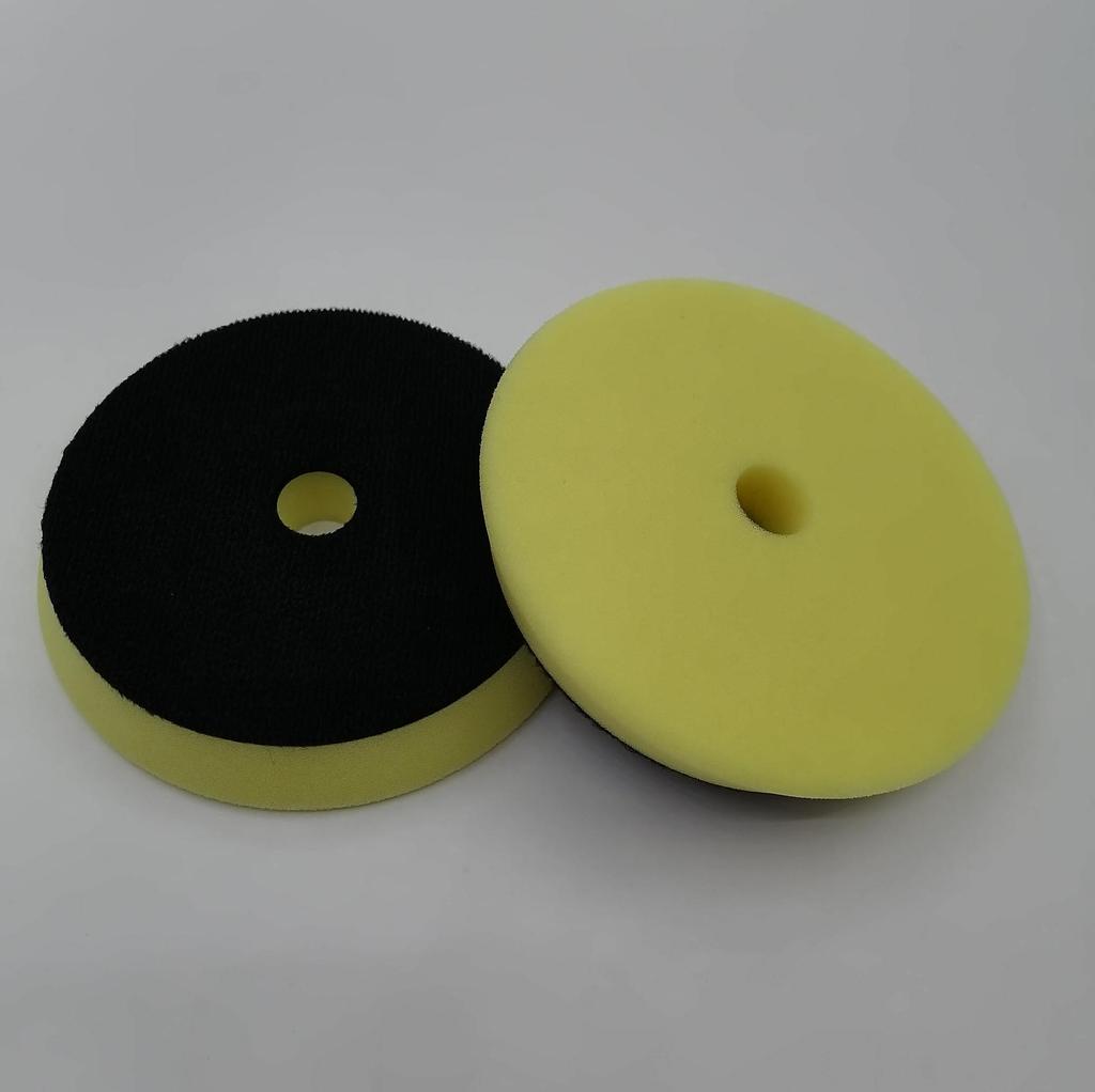 Japanese Beveled Car Polishing Sponge Pad for DA Machines - Self-Adhesive Scratch Repair and Restoration Pad