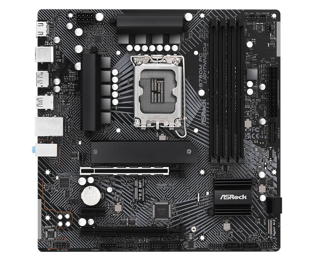 ASROCK B760M PG Intel B760 LGA 1700 Micro Lightning/D4 ATX.