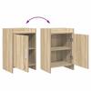 Nightstands Sonoma Oak 40 x 30 x 60 cm Engineered Wood