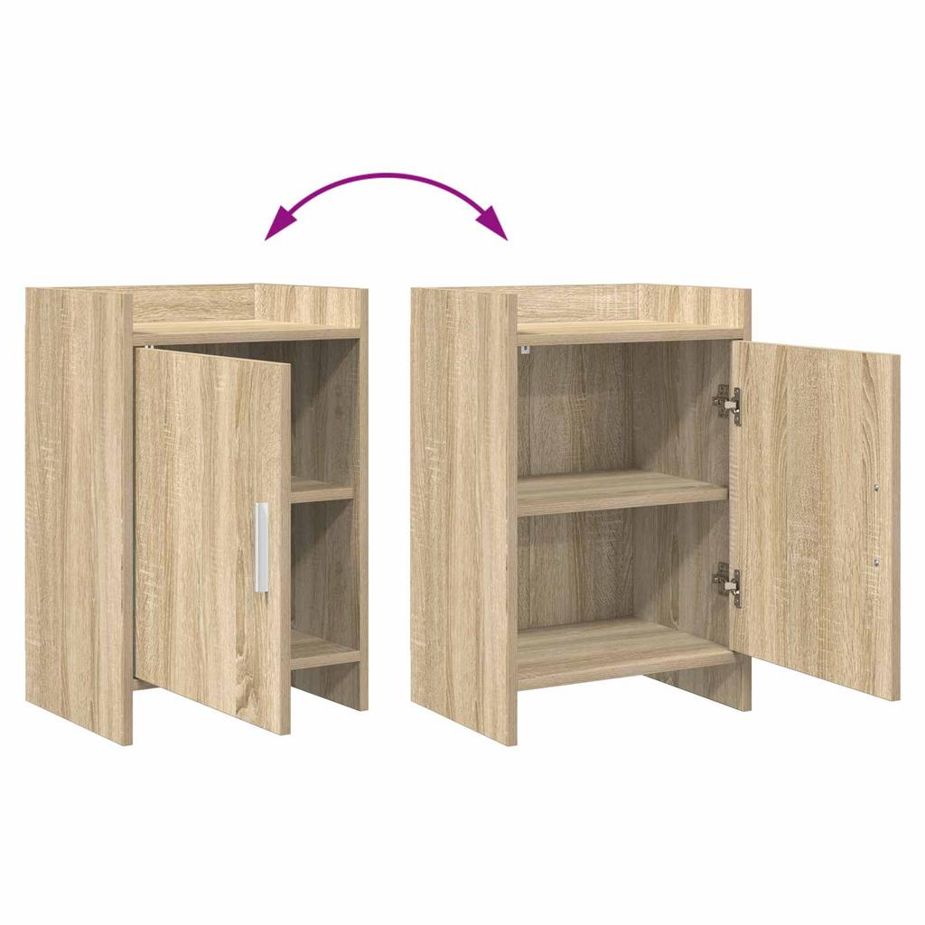 Nightstands Sonoma Oak 40 x 30 x 60 cm Engineered Wood
