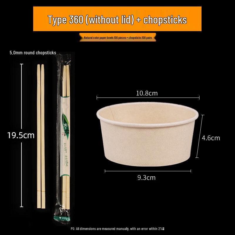 Disposable Paper Bowl and Meal Box