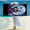 Ultra-Soft Beach Towel with The Nightmare Before Christmas Theme,Ideal for Pool - Camping, Diving - Perfect Travel Essential, Vibrant Beach Towel.