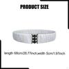 Elastic Waist Belt Casual Elegant Waistband for Winter Outwear Clothes