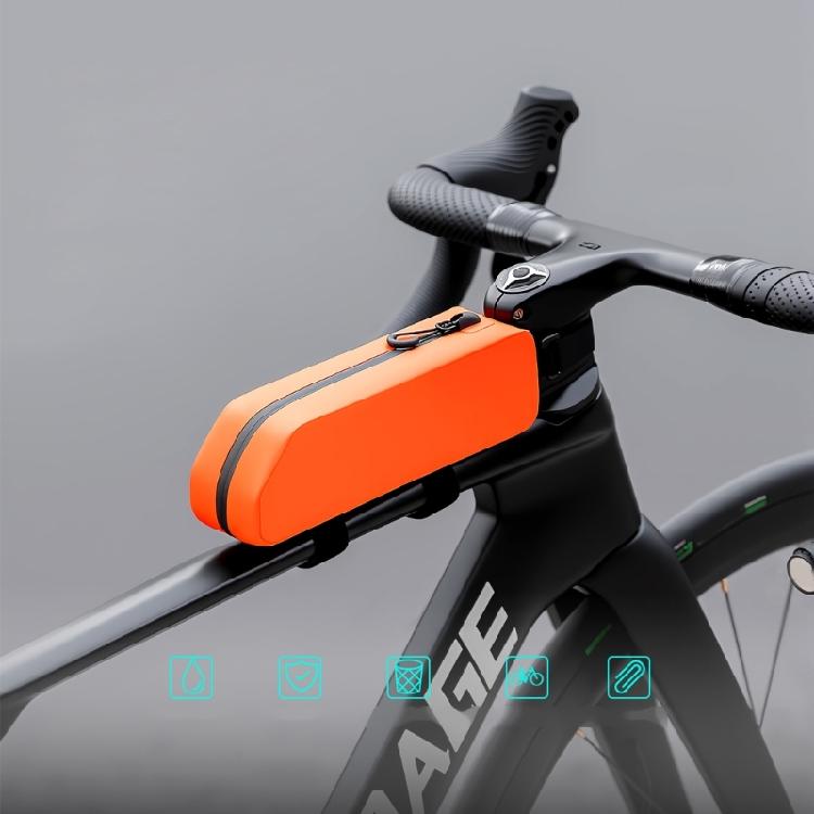 Water Resistant Bicycles Crossbars Bag 3D Stable Housing Flexible Attachments for Outdoor Cycling Enthusiasts