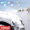 100ml Adjustable Water Foam Pot With 1/4 Inch Quick Connector Soap Foam Spray Bottle Pressure Washer Gun For Car Wash I5X3
