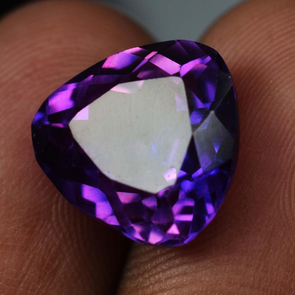 8-10 Ct Color Change Alexandrite Trillion Certified Beautiful Loose Gemstone