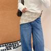Embroidered Pure Cotton Triangular Scarf For Spring Summer Thin Breathable Tied Headband Decorative Small Scarf Korean Style