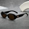 Nouvelles Lunettes de Soleil Ovales Classiques Tendance pour Hommes et Femmes Lunettes de Soleil Rétro Minimalistes pour Street Style Extérieur UV400