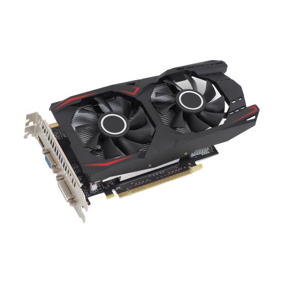 Computer Graphics Card 128-bit Interface 4GB Dual Fan Design PCI-E GDDR5 Universal Low Power