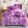 4-piece Winter Thickened Plush Mink Velvet Crystal Velvet Love Pillows