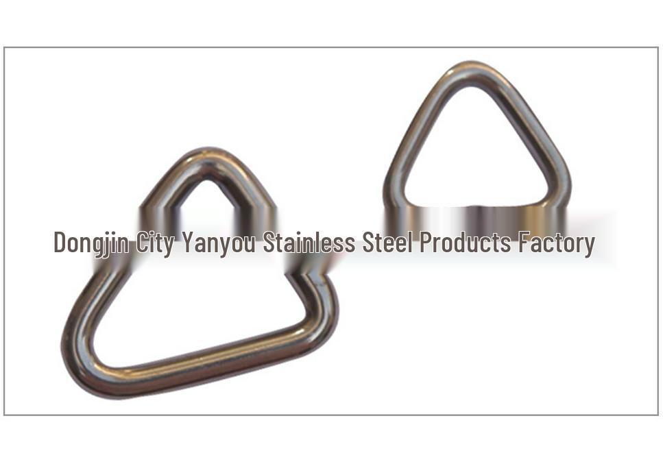Stainless Steel 304/316 Triangle Connector Ring - Strong Load Bearing Equilateral Design