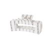 Vintage Leopard Print Plastic Hair Claw Clip 10 5CM Large Size Water Transfer Printing New Cross Border Fashion Hair Accessory