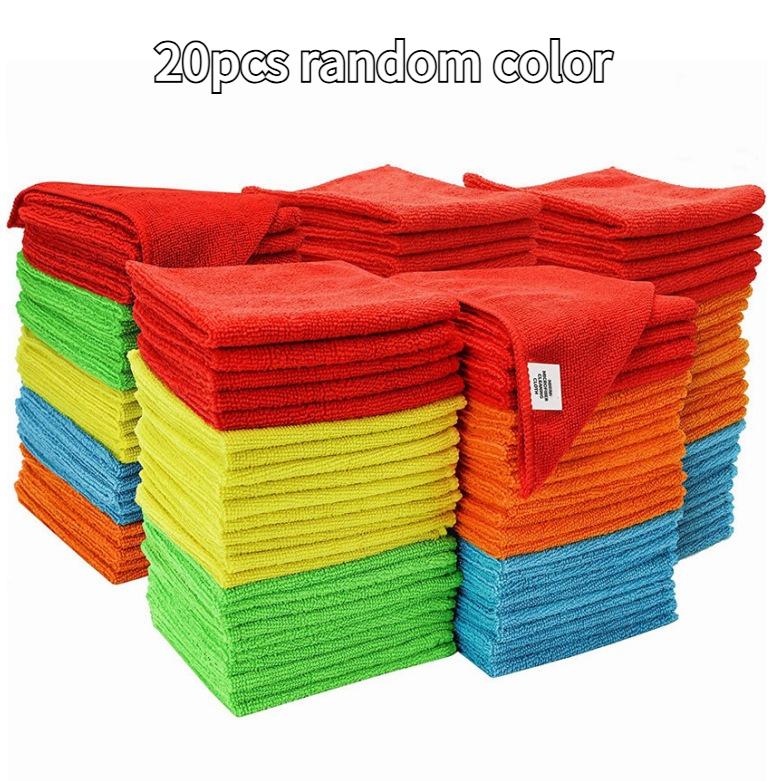 

20pcs Cleaning Cloth Set, Multi-Purpose& Absorbent| Home, Kitchen, Living Room,Bathroom& Furniture Stain-Removing Towels
