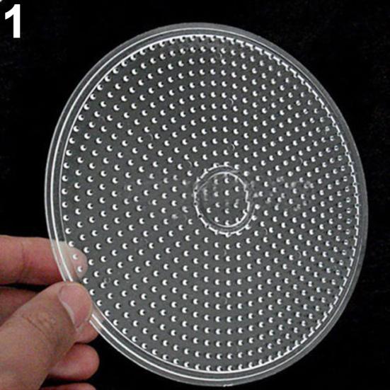 Clear Square Hexagon Round Large Pegboards Board for Hama Fuse Beads Kids