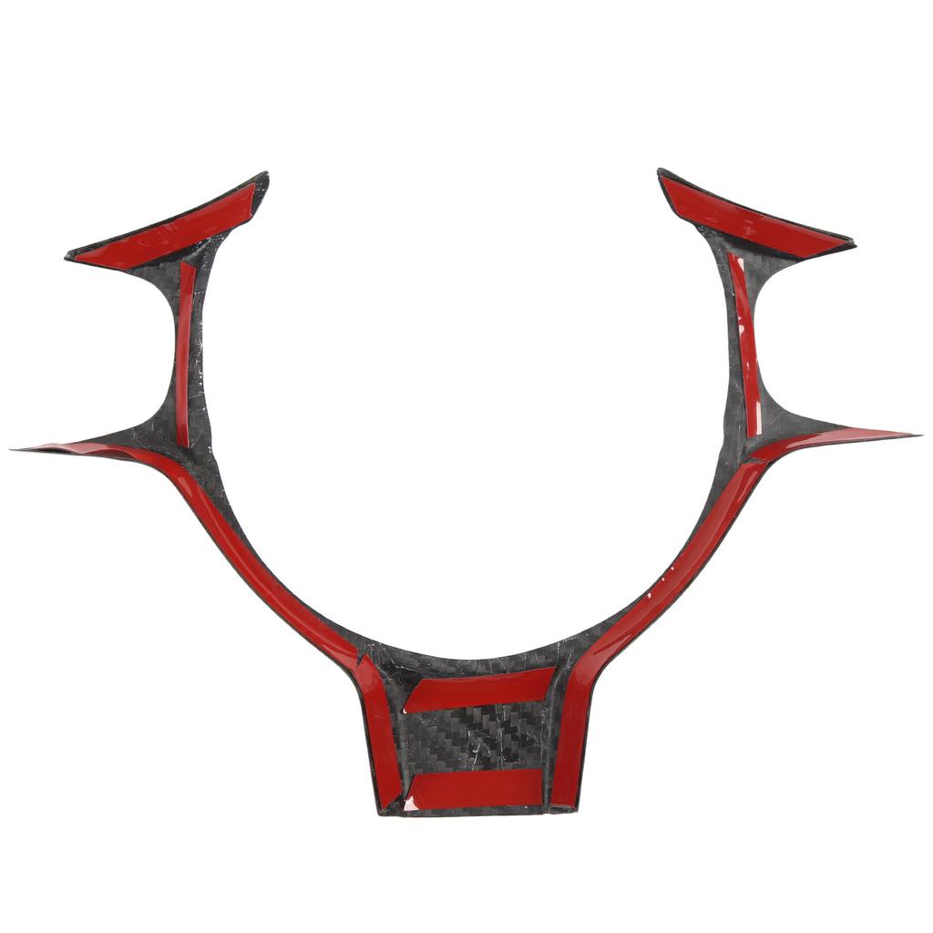 Steering Wheel Panel Frame Trim Carbon Fiber Steering Wheel Frame Decor Replacement for Toyota Subaru BRZ 2022+