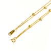 18K Nuerin Double Ball Chain Bracelet