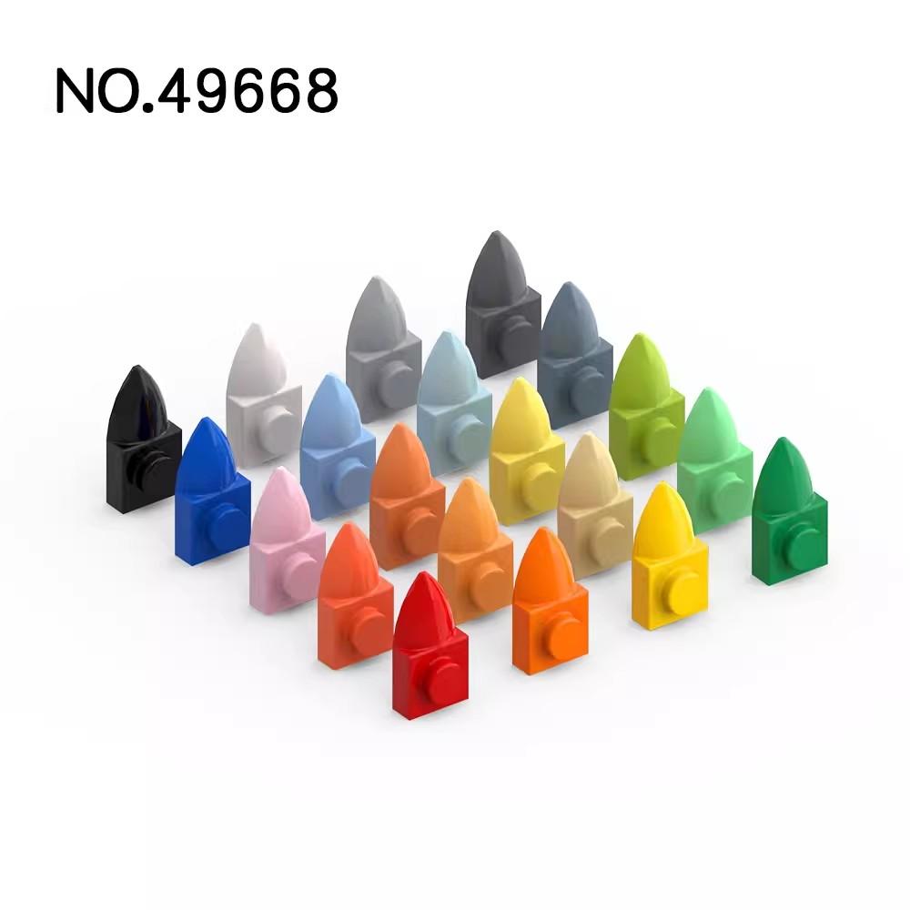 

Non-Toxic 20Pcs Moc Parts 49668 Plate Special 1 X 1 With Tooth Compatible Bricks Diy Assmble Building Blocks Particle Kid Brain Toy Gift