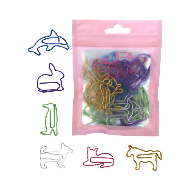 Multifunctional Paper Clip 20-60mm Small Metal Clamp File Organiser Clip Book Page Marker Clips for Office School