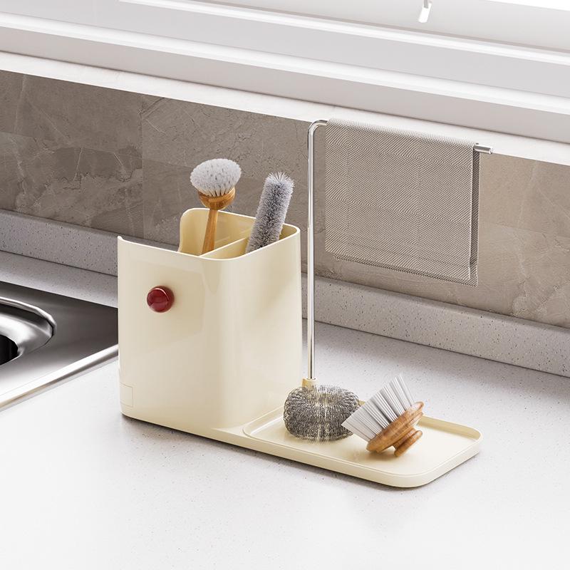 Multi-purpose Manual Soap Dispenser for Kitchen & Bathroom