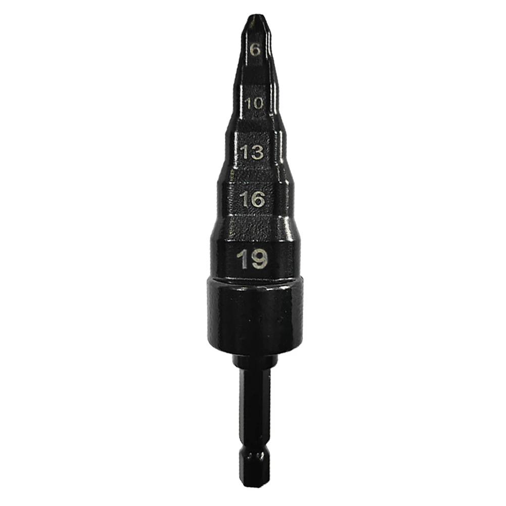 Air Conditioner Copper Pipe Expander Swaging Drill Bit Set 5 In 1 Swage Tube Expander Soft Copper Tubing Tools For HVAC Repair