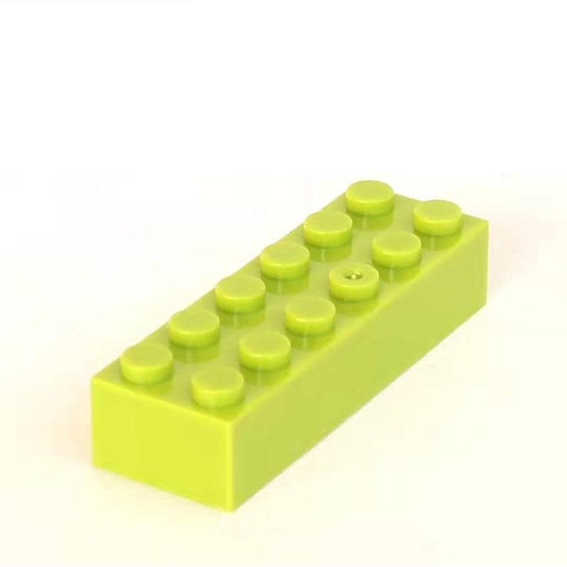 100g 2x6 Dot DlY Assembling Modules ThickFigures Bricks Educational Toy Creative Design SizeCompatible Equipped With Durable Plastic Playthings for