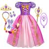 Girl Rapunzal Princess Dress Halloween Cosplay Birthday Party Costume Clothes Children Outfit Dress Clothes