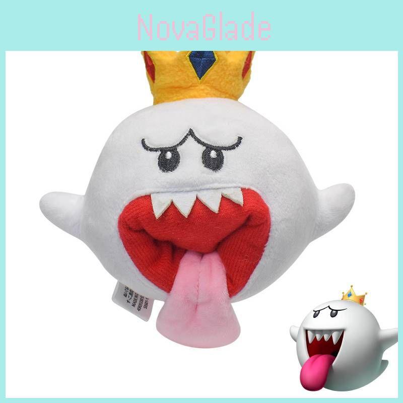 Cute 17cm Super Mario King Boo Plush Toy Stuffed Doll