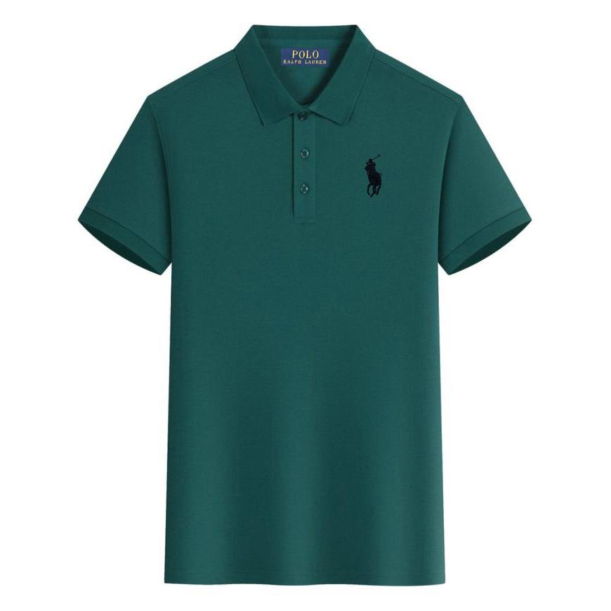 Polo Ralph Lauren Letní nové Pony Vyšívané Neformální Sportovní Polo Tričko, Odvádějící Pot a Absorpční Vlhkost Polo Tričko z Čisté Bavlny