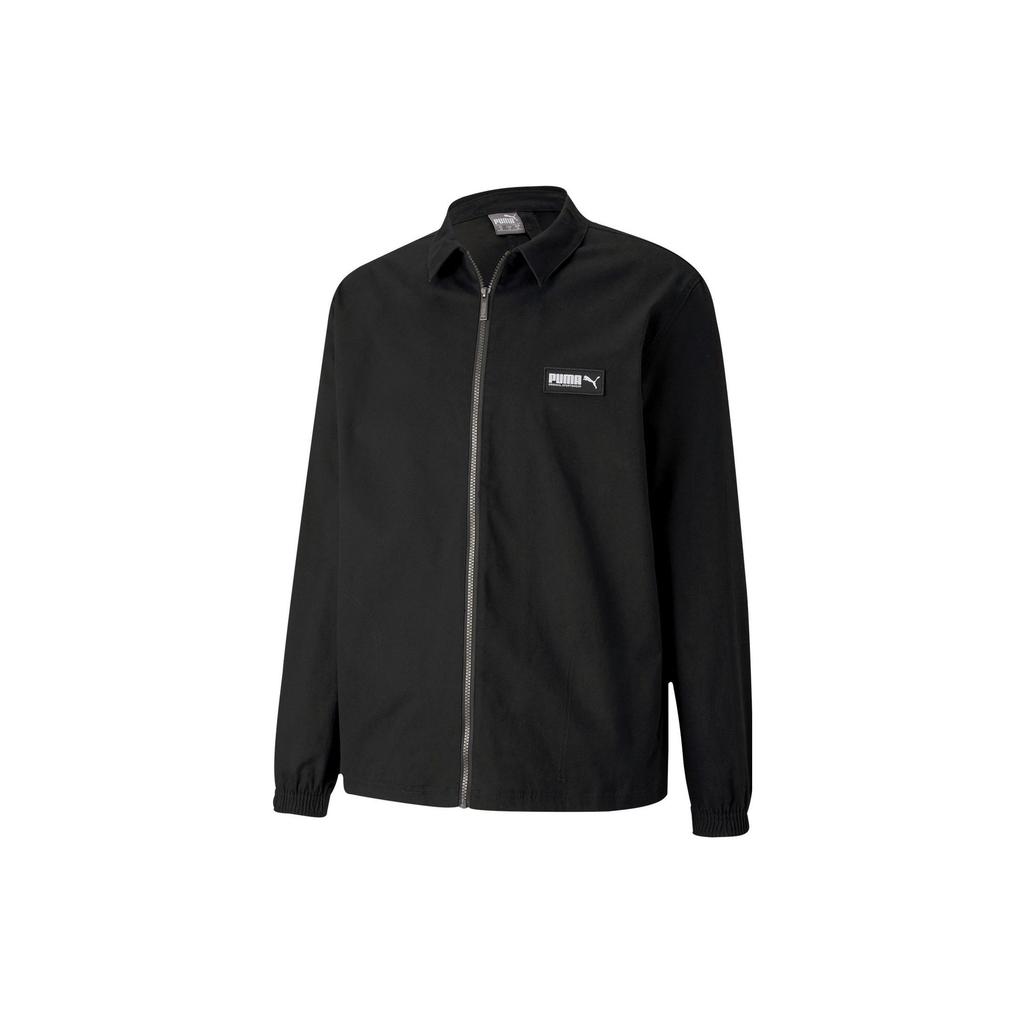 PUMA Jackets Men's Black Lapel Moderate Other 582702-01